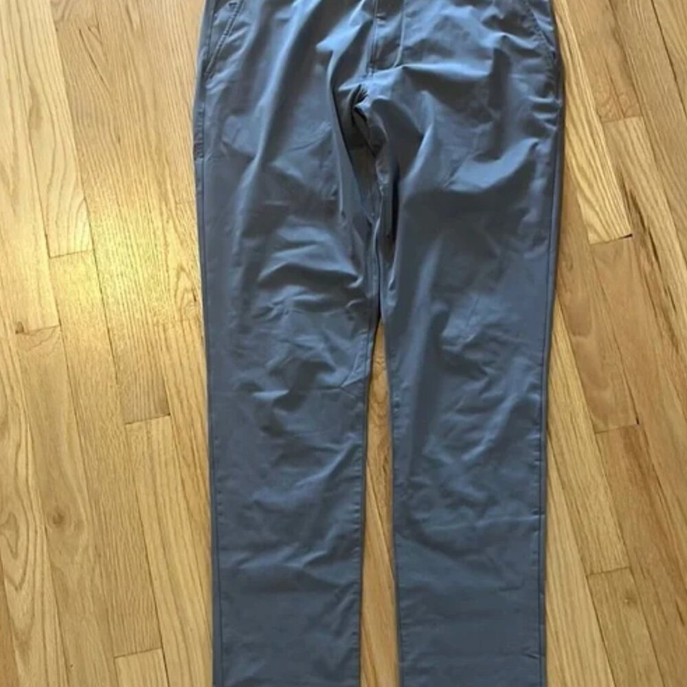 Rhone Gray Commuter Pant Slim Sz 33